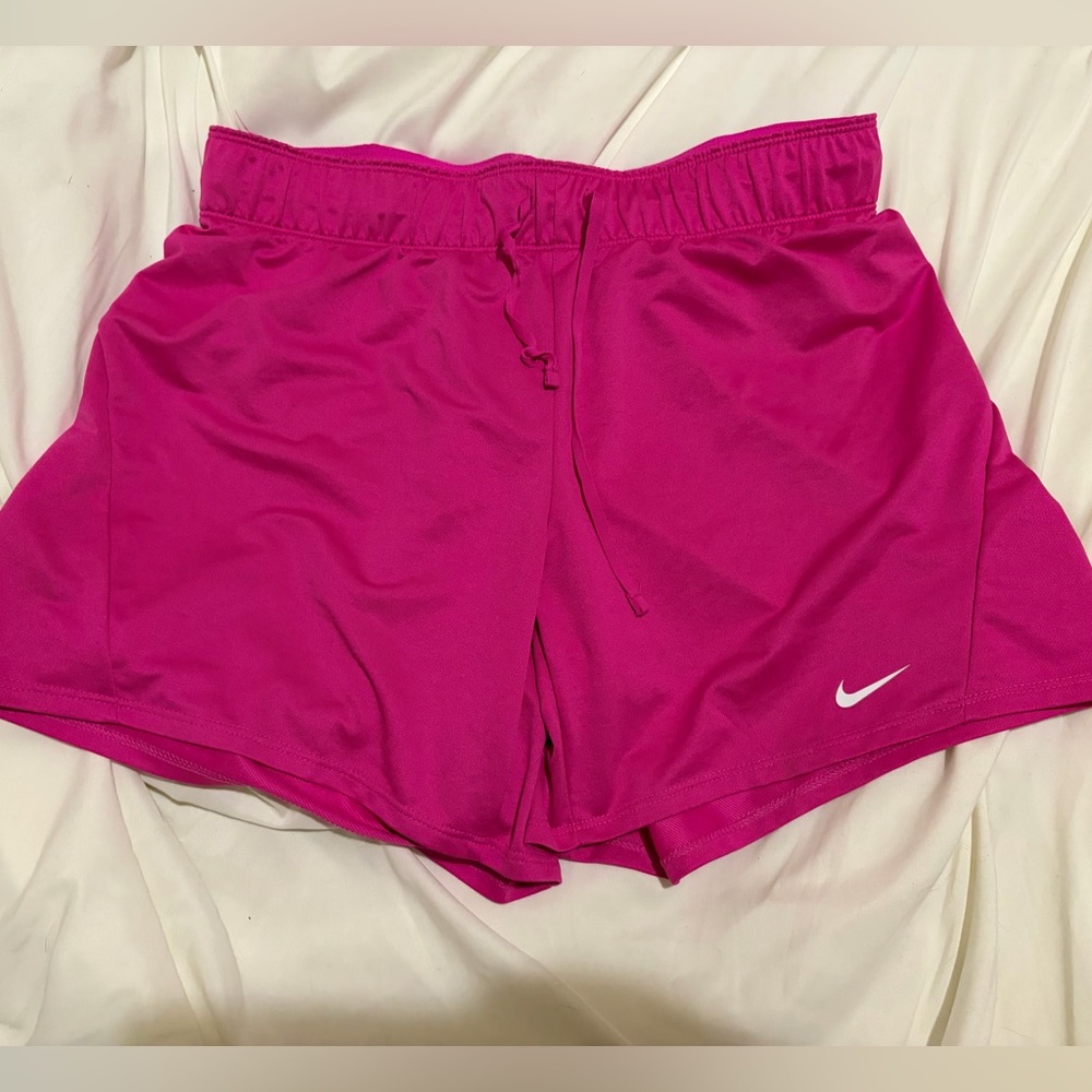 Nike Women's Vibrant Pink Athletic Shorts
